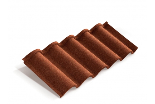 Лист Metrotile Romana терракотовый | Металлобаза Волхонка