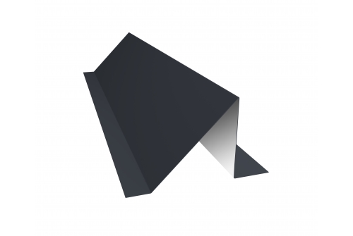 Планка снегозадержания 0,45 PE с пленкой RAL 7024 мокрый асфальт | Металлобаза Волхонка