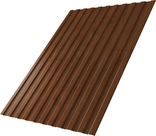 Профнастил С8A в02 0,45 Принт Элит Рябина TwinColor | Металлобаза Волхонка