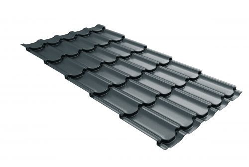 Металлочерепица квинта плюс 0,5 GreenCoat Pural BT, (RAL 7016 антрацитово-серый) | Металлобаза Волхонка
