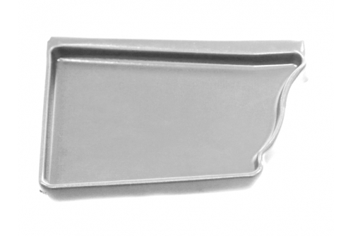 Заглушка левая Vortex 127мм RAL 9003 | Металлобаза Волхонка