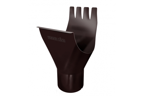 Воронка Grand Line 125/90 мм RAL 8017 шоколад | Металлобаза Волхонка