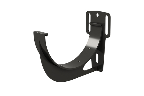 Кронштейн желоба slider Классика 120 ПВХ GL черный (RAL 9005) | Металлобаза Волхонка