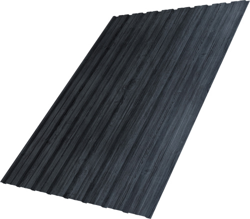 Профнастил С10B 0,45 Принт Премиум Серое дерево TwinColor | Металлобаза Волхонка