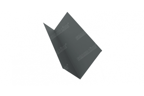 Планка примыкания 150х250 0,5 PE с пленкой RAL 7005 мышино-серый | Металлобаза Волхонка