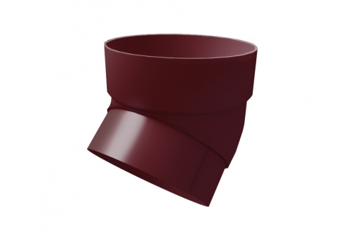 Колено трубы 45 град. ПВХ Grand Line бордо (RAL 3005) | Металлобаза Волхонка