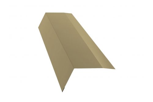 Планка карнизная 100х65 0,45 PE с пленкой RAL 1014 слоновая кость | Металлобаза Волхонка