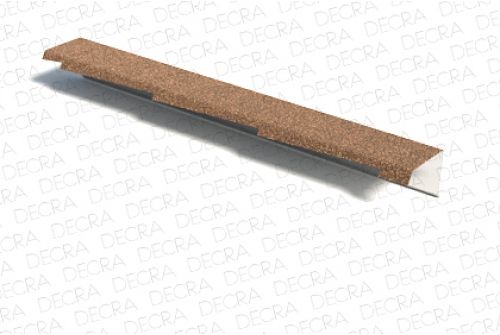 Планка фронтонная правая AeroDek Firenze тик | Металлобаза Волхонка