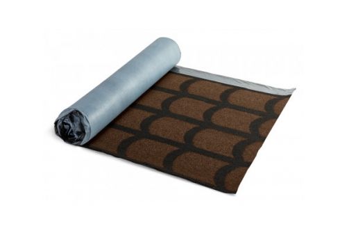 РУЛОННАЯ ЧЕРЕПИЦА Классическая, коричневая | Металлобаза Волхонка