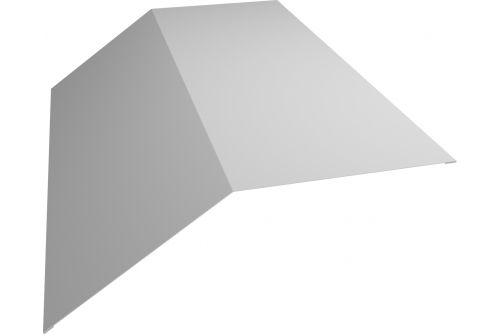 Планка конька плоского 145х145 0,4 PE с пленкой RAL 9003 сигнальный белый | Металлобаза Волхонка