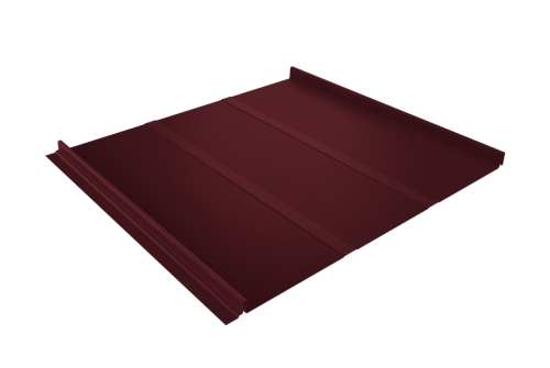 Кликфальц Line 0,5 Satin Мatt RAL 3005 красное вино | Металлобаза Волхонка