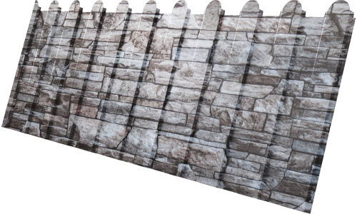 Профнастил С8A в02 фигурный 0,45 Принт Элит с пленкой Камень TwinColor | Металлобаза Волхонка