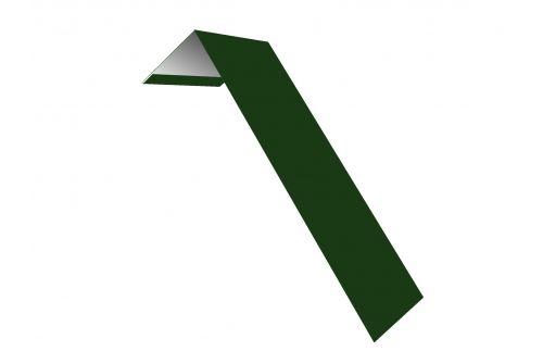 Планка лобовая/околооконная простая 190х50 0,45 PE с пленкой RAL 6002 лиственно-зеленый | Металлобаза Волхонка