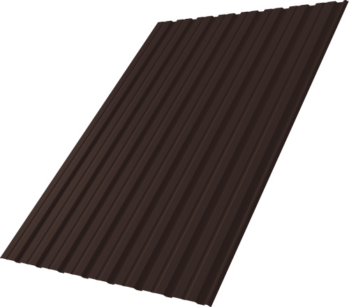 Профнастил С10R 0,5 PurPro RAL 8017 шоколад | Металлобаза Волхонка