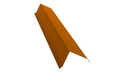 Планка торцевая 142х100 0,45 PE с пленкой RAL 2004 оранжевый | Металлобаза Волхонка