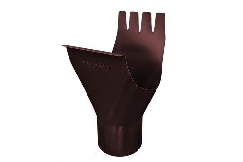 Воронка Grand Line 150/100 мм RAL 8017 шоколад | Металлобаза Волхонка