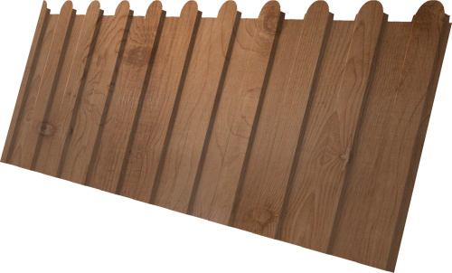 Профнастил С8A в02 фигурный 0,45 Принт Премиум Сосна Фреш | Металлобаза Волхонка