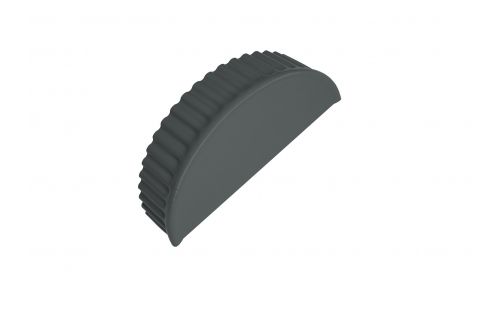 Заглушка торцевая PE RAL 7005 мышино-серый | Металлобаза Волхонка