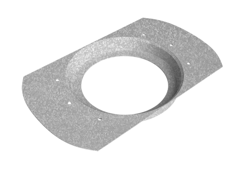 Воронка врезная круглая Vortex Project 146мм Zn | Металлобаза Волхонка