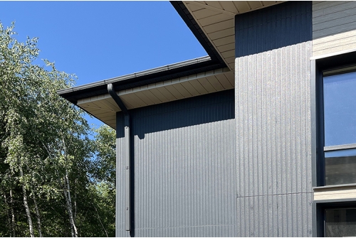 Угол желоба внутренний Vortex Matt 90гр 127мм RAL 7024 | Металлобаза Волхонка