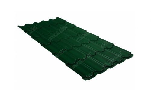Металлочерепица квинта плюс 0,45 RAL 6005 зеленый мох | Металлобаза Волхонка