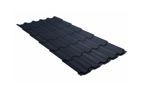 Металлочерепица квинта плюс 0,5 Rooftop Matte RAL 7024 мокрый асфальт | Металлобаза Волхонка