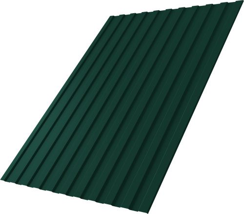 Профнастил С8A в01 0,4 ПЭ RAL 6005 зеленый мох | Металлобаза Волхонка