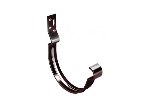 Крюк короткий полоса Grand Line 150 мм RAL 8017 шоколад | Металлобаза Волхонка