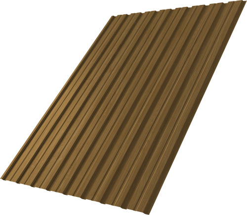 Профнастил С10B 0,45 Принт Элит Медовое дерево TwinColor | Металлобаза Волхонка