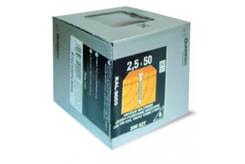 Гвозди Luxard черные ершеные (500 шт) | Металлобаза Волхонка