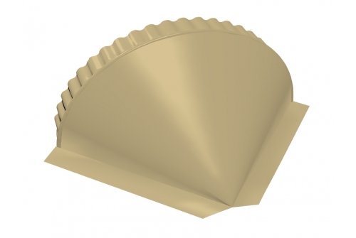 Заглушка конусная PE RAL 1014 слоновая кость | Металлобаза Волхонка