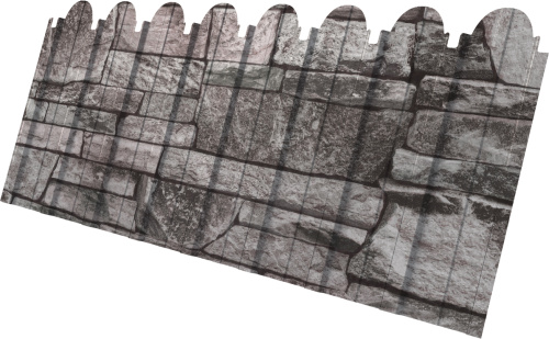 Профнастил C10A фигурный 0,45 Принт Элит Камень TwinColor | Металлобаза Волхонка