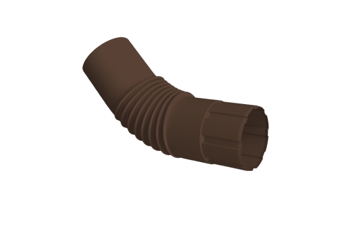 Колено круглое Ø90 Vortex Mix PE RAL 8017 шоколад | Металлобаза Волхонка