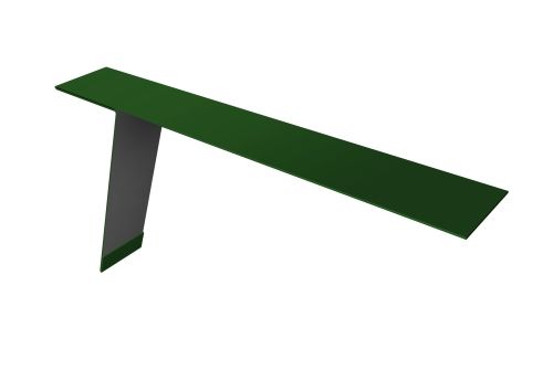 Планка карнизная фальц Grand Line 130х80 0,45 Drap RAL 6005 зеленый мох | Металлобаза Волхонка