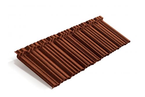 Лист Metrotile MetroShake 2 терракотовый | Металлобаза Волхонка