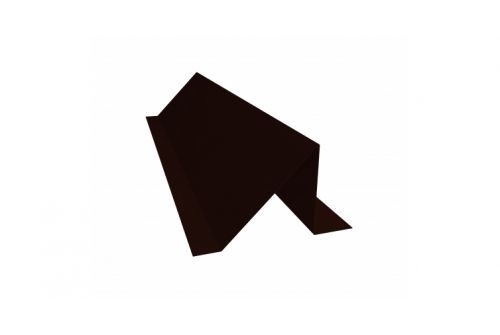 Планка снегозадержания 0,5 Velur RR 32 темно-коричневый | Металлобаза Волхонка