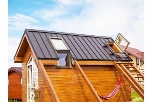 Кликфальц mini Grand Line 0,5 PurLite Мatt с пленкой на замках RAL 9005 черный | Металлобаза Волхонка