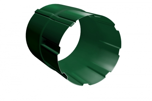 Соединитель трубы Grand Line 90 мм RAL 6005 зеленый мох | Металлобаза Волхонка