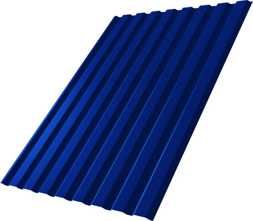 Профнастил С20A Дачный ПЭ RAL 5005 сигнальный синий | Металлобаза Волхонка
