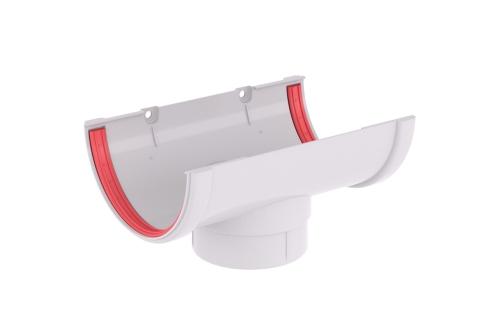 Воронка Классика 120 ПВХ Grand Line белая (RAL 9003) | Металлобаза Волхонка