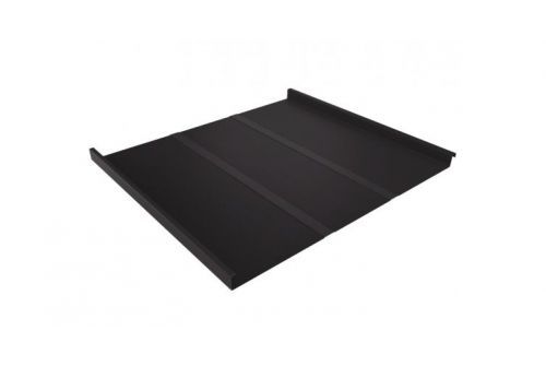 Фальц двойной стоячий Line 0,5 Satin с пленкой на замках RR 32 темно-коричневый | Металлобаза Волхонка