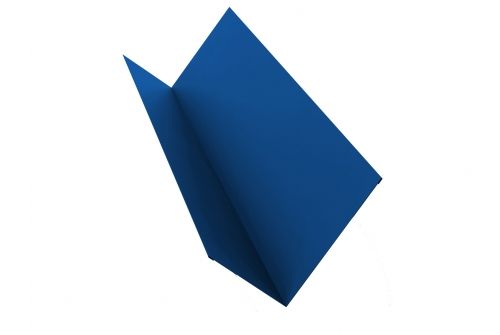 Планка примыкания 90х140 0,4 PE с пленкой RAL 5005 сигнальный синий | Металлобаза Волхонка