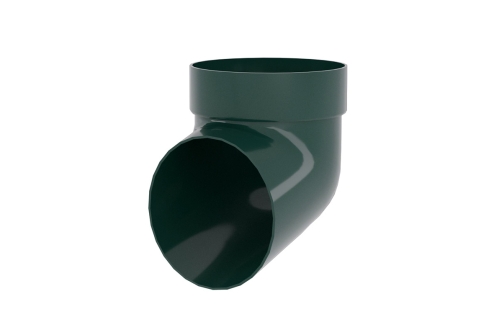 Колено сливное ПВХ Grand Line зелёный (RAL 6005) | Металлобаза Волхонка