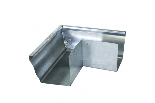 Угол желоба внешний Vortex 90гр 127мм Zn | Металлобаза Волхонка