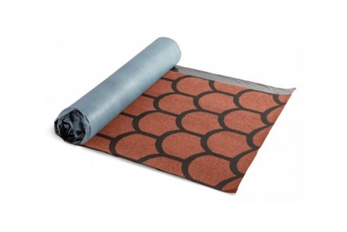 РУЛОННАЯ ЧЕРЕПИЦА Бобровый хвост, красная | Металлобаза Волхонка