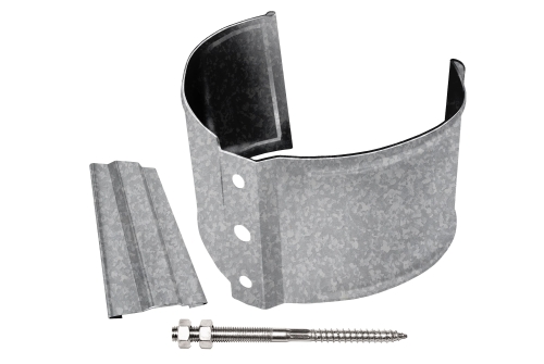 Кронштейн трубы на кирпич Optima 100мм Zn | Металлобаза Волхонка