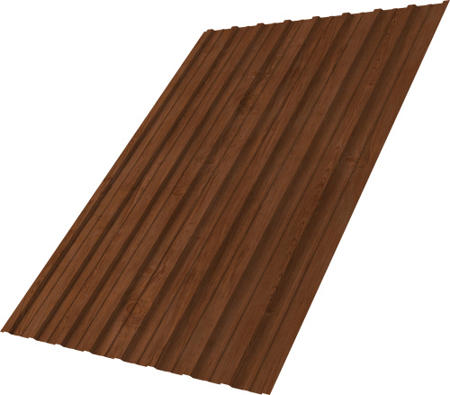 Профнастил С10A 0,45 Принт Элит Рябина TwinColor | Металлобаза Волхонка