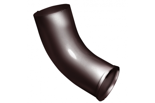 Колено стока Grand Line 90 мм RAL 8017 шоколад | Металлобаза Волхонка