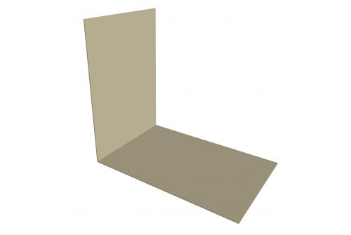 Планка снегозадержания усиливающая 0,45 PE с пленкой RAL 1015 светлая слоновая кость | Металлобаза Волхонка