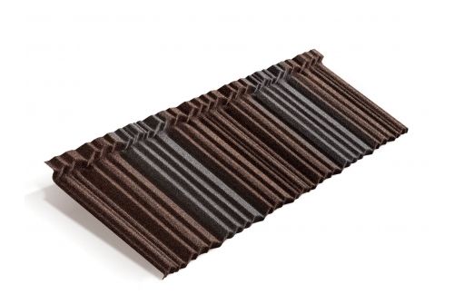 Лист Metrotile MetroShake 2 кофейно-серый | Металлобаза Волхонка